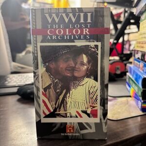 WWII The Lost Color Archives VHS Documentary History Channel